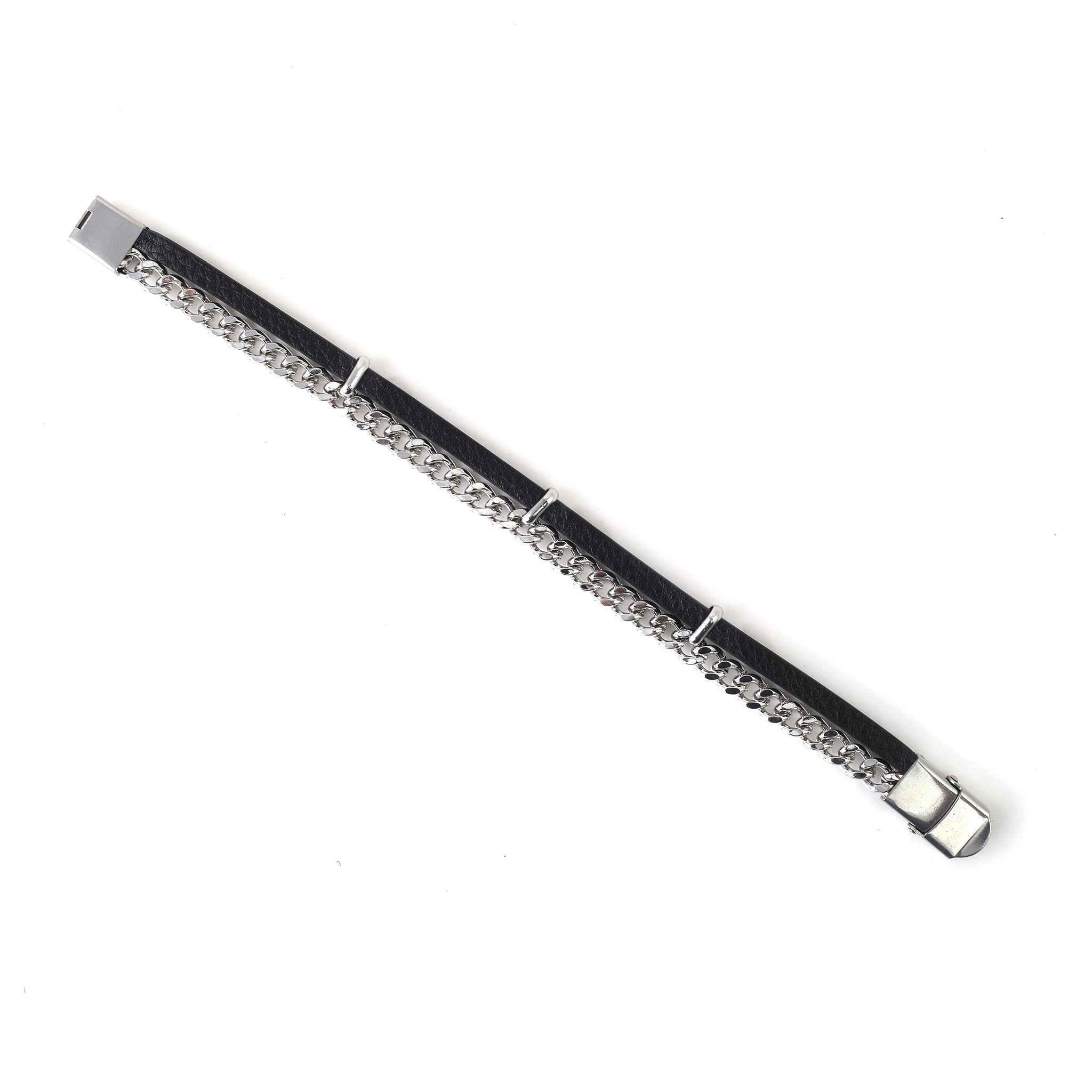 Men's Breclets - Black & Silver, Men's Jewellery, Chase Value, Chase Value