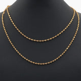 Women's Chain 2Pcs Set - Golden, Women Jewellery Set, Chase Value, Chase Value