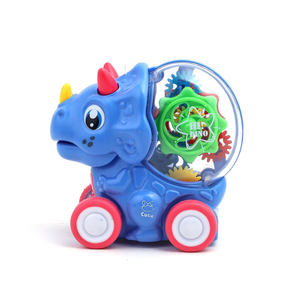 Friction Gear Dinosaur Car With Light, Non-Remote Control, Chase Value, Chase Value