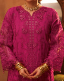 Zarineh Aina Chiffon Luxury Embroidered Suit - 3 Pc