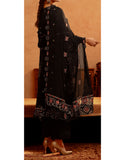 Zarineh Aina Chiffon Luxury Embroidered Suit - 3 Pc