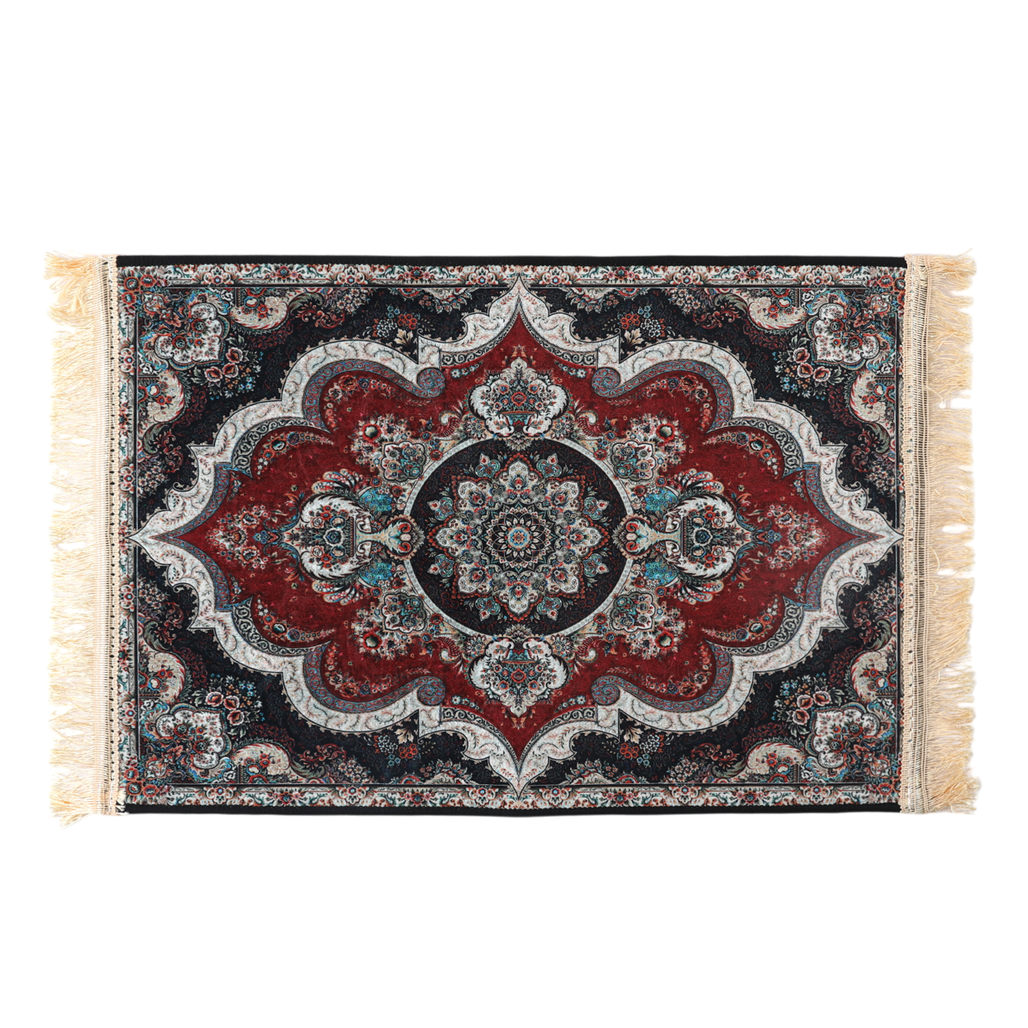Kashan Persian Rug Small 40*58 - Black, Mats, Chase Value, Chase Value