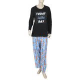 Women's Full Sleeves Night Suit - Black, Women Night Suit, Chase Value, Chase Value
