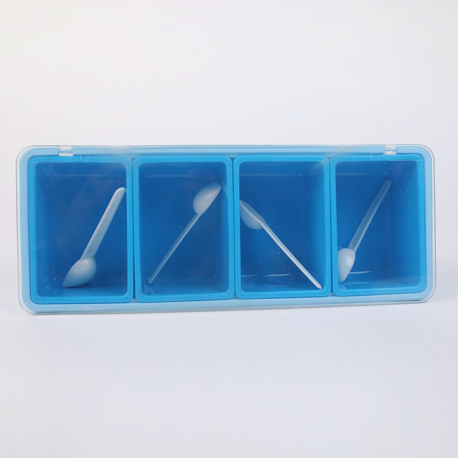 Spice Box 4 Pcs - Blue, Storage Boxes, Chase Value, Chase Value