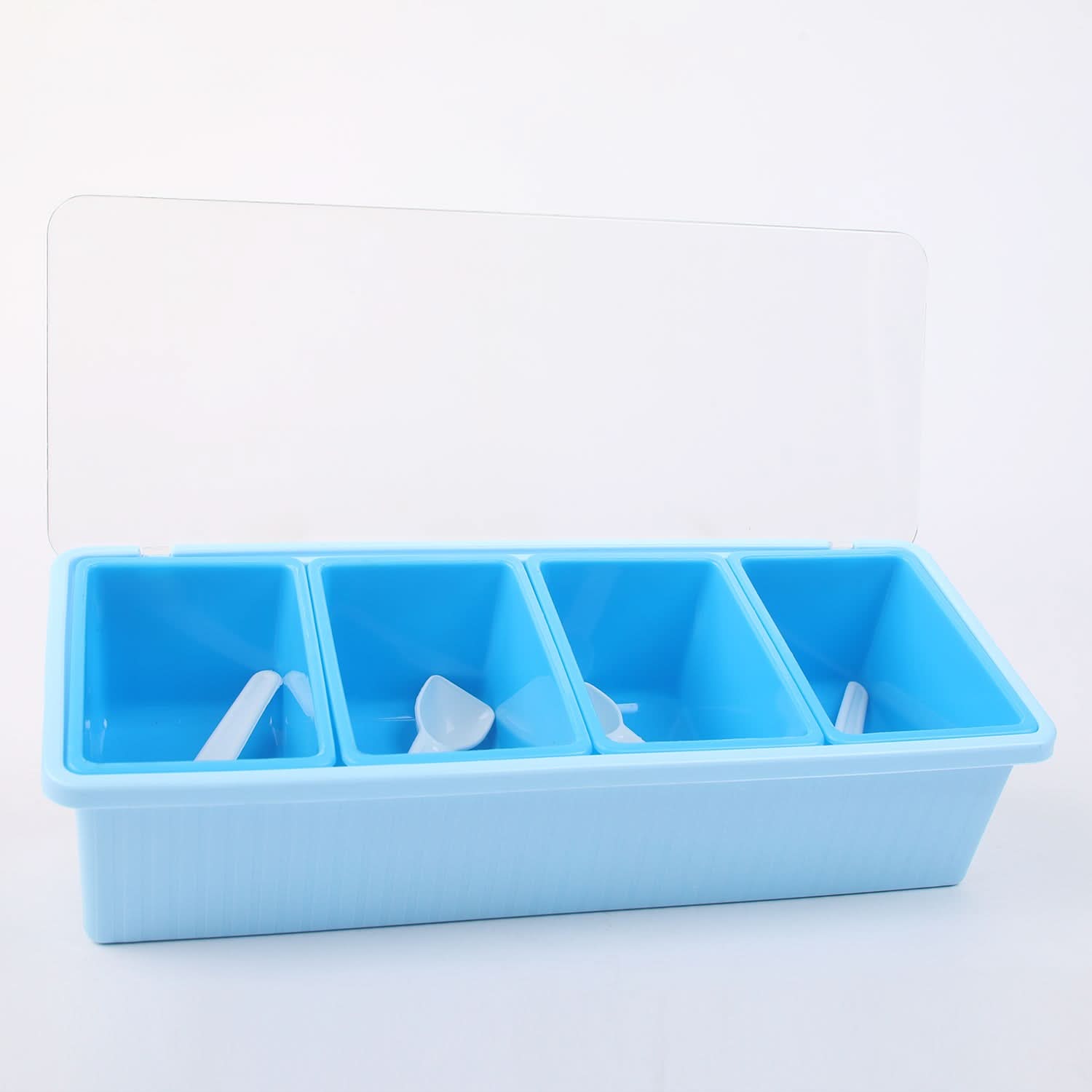 Spice Box 4 Pcs - Blue, Storage Boxes, Chase Value, Chase Value