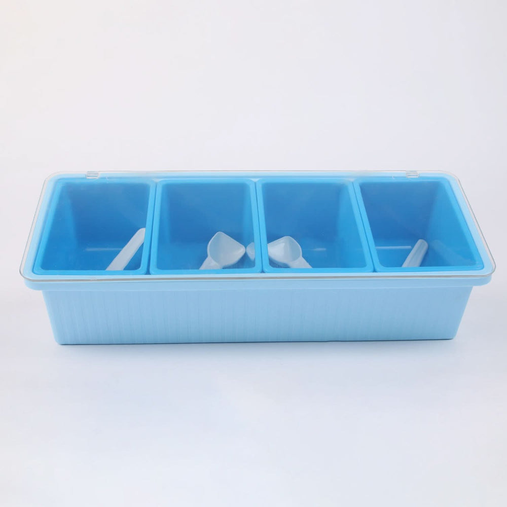 Spice Box 4 Pcs - Blue, Storage Boxes, Chase Value, Chase Value