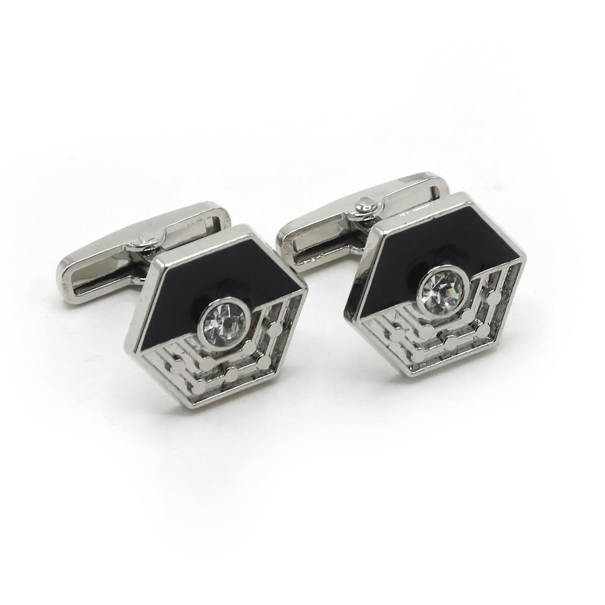 Cufflinks For Men - Black, Men's Cufflinks, Chase Value, Chase Value