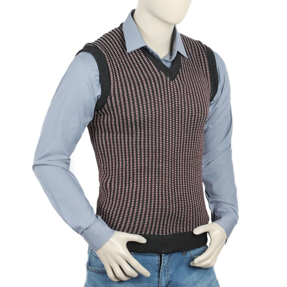 Men's Sleevless Sweater  - Black, Men's Sweater & Sweat Shirts, Chase Value, Chase Value
