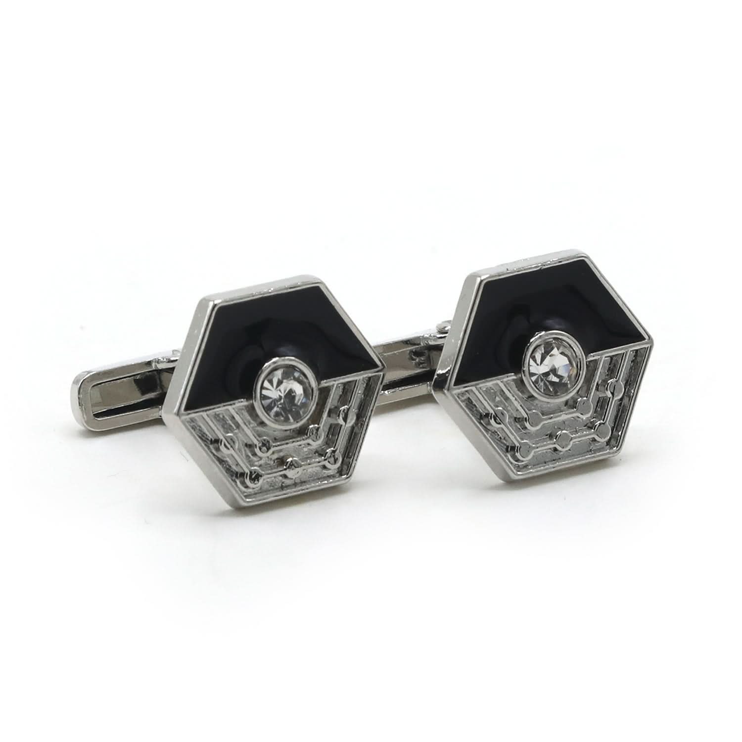 Cufflinks For Men - Black, Men's Cufflinks, Chase Value, Chase Value