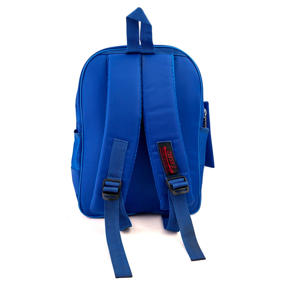 Kids School Backpack 15.5" Zee-218 - Blue, School Bags, Chase Value, Chase Value