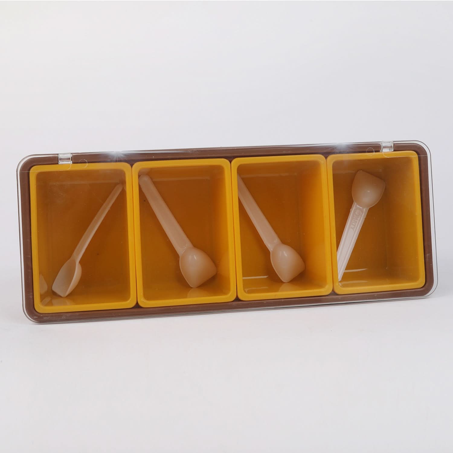 Spice Box 4 Pcs - Brown, Storage Boxes, Chase Value, Chase Value