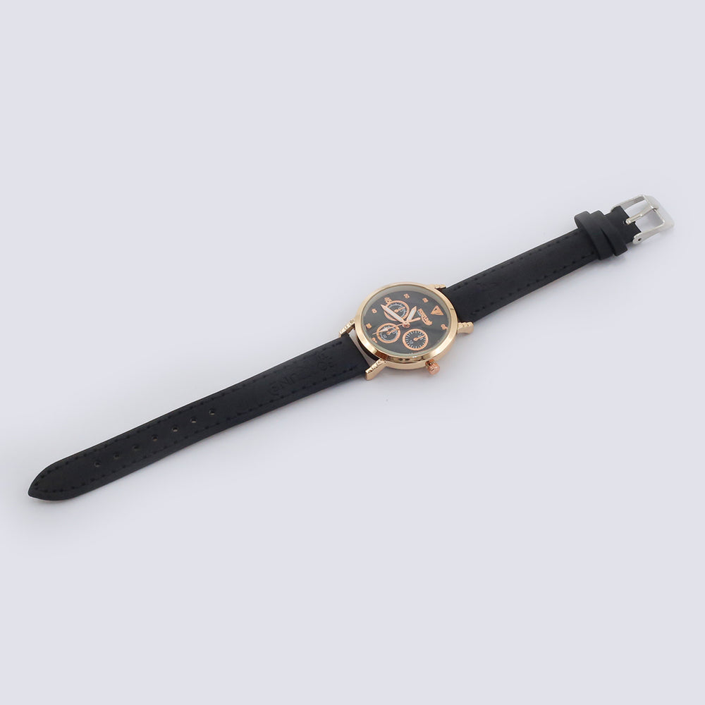 Women's Leather Strip Watch - A, Women Watches, Chase Value, Chase Value