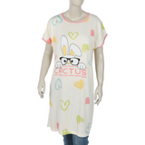 Women's Nighty T-Shirt - Fawn, Women Night Suit, Chase Value, Chase Value