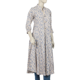 Women's Jalpari Printed Kurti - Fawn, Women Ready Kurtis, Chase Value, Chase Value