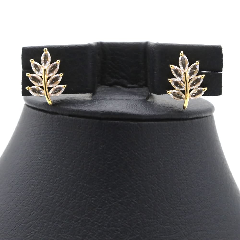 Women's Top Zircon - Golden, Women Earrings & Tops, Chase Value, Chase Value