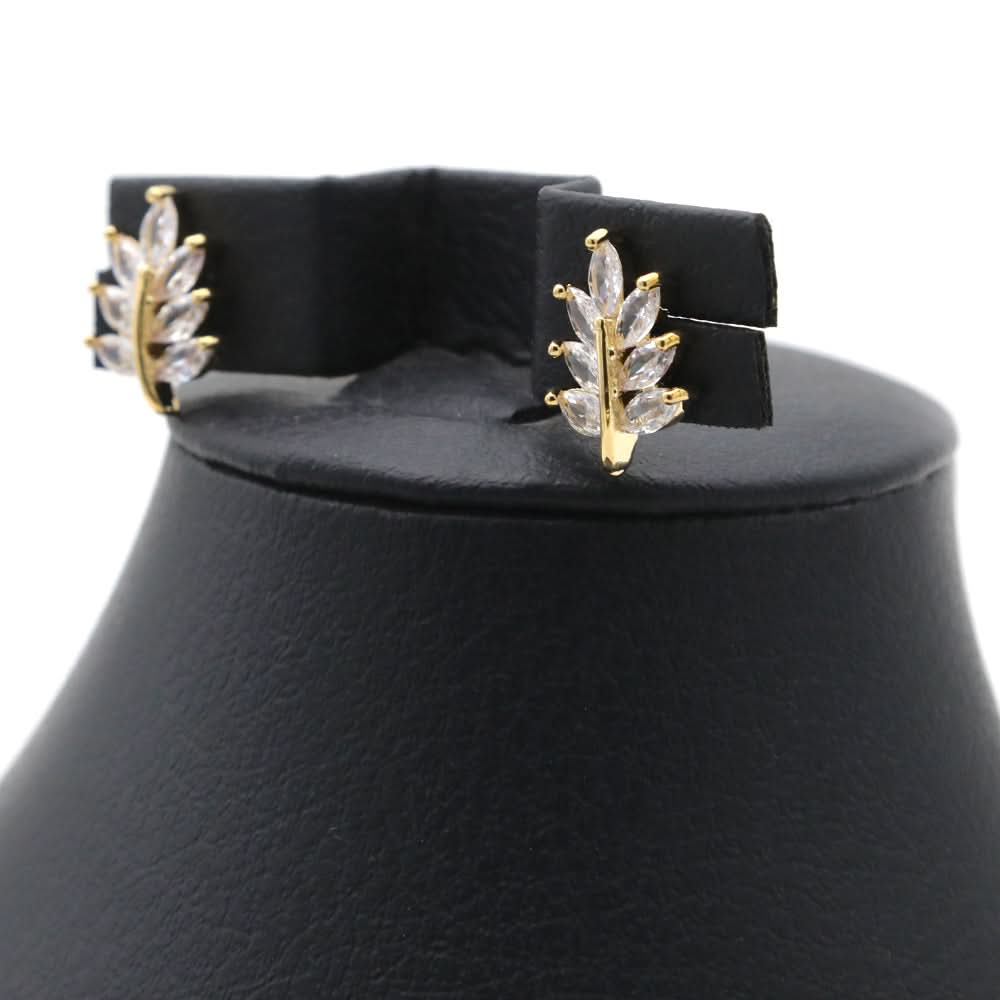 Women's Top Zircon - Golden, Women Earrings & Tops, Chase Value, Chase Value