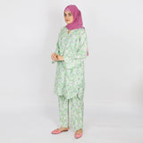 Women's Printed Linen Co-Ord Set - Green, Women Co-Ord Set, Chase Value, Chase Value