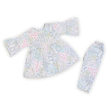 Girls Cotton Half Sleeves Suit - Green & White, Girls Shalwar Kameez, Chase Value, Chase Value