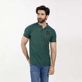 Men's Half Sleeves Polo T-Shirt - Green, Men's T-Shirts & Polos, Chase Value, Chase Value