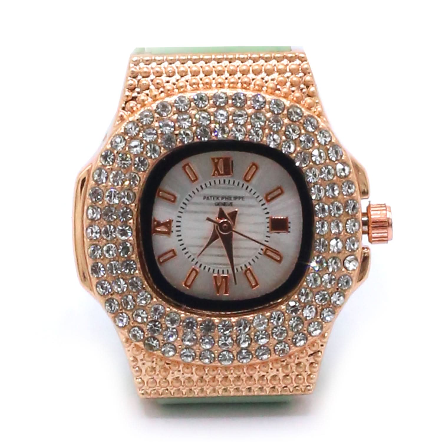 Women's Leather Strap Watches - Green, Women Watches, Chase Value, Chase Value