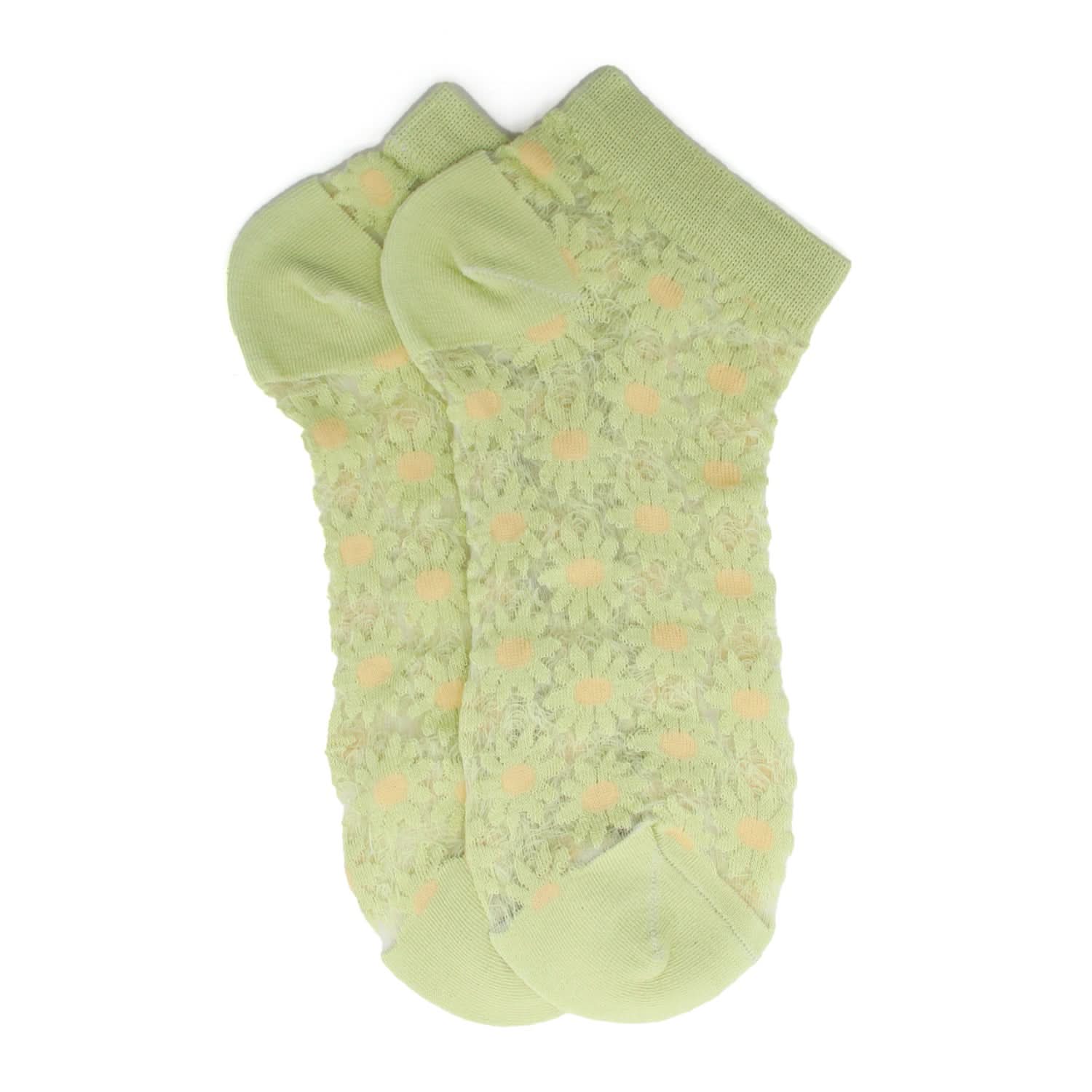 Women's Ankle Socks - Green, Women Socks Stocking & Gloves, Chase Value, Chase Value