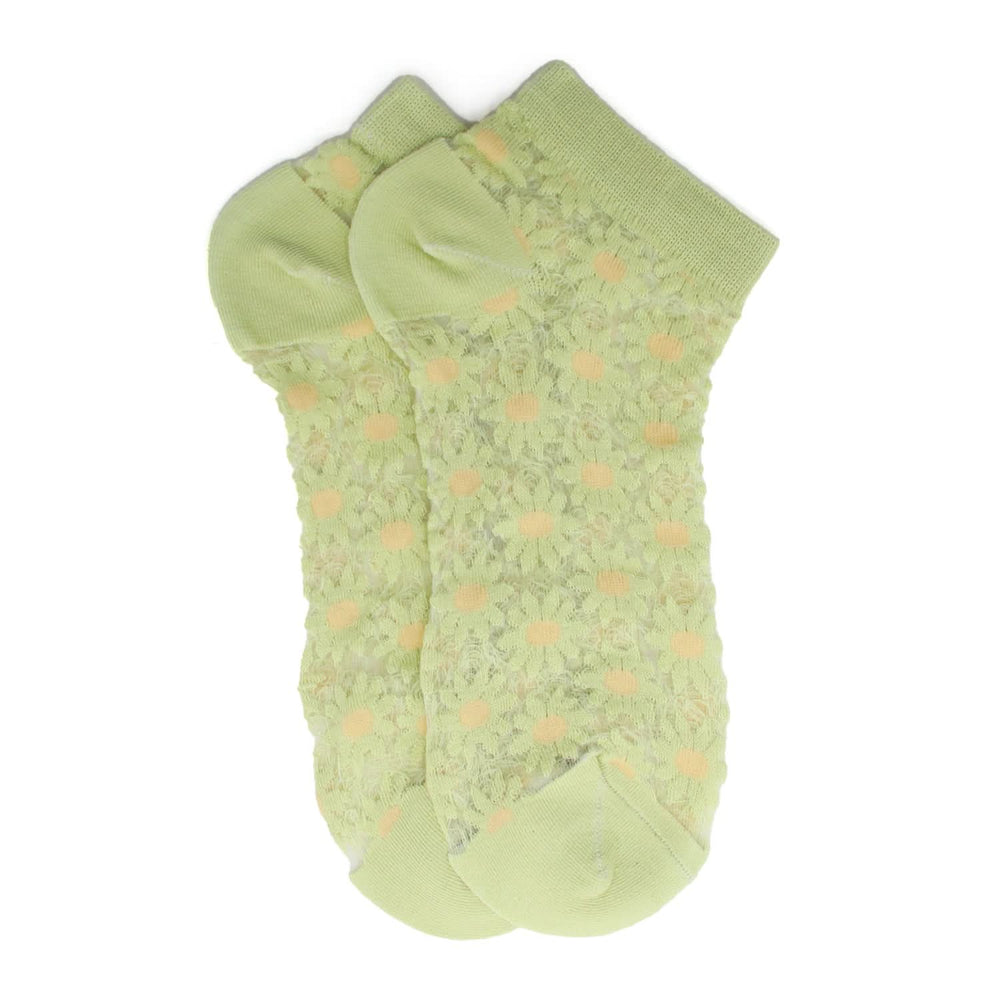 Women's Ankle Socks - Green, Women Socks Stocking & Gloves, Chase Value, Chase Value