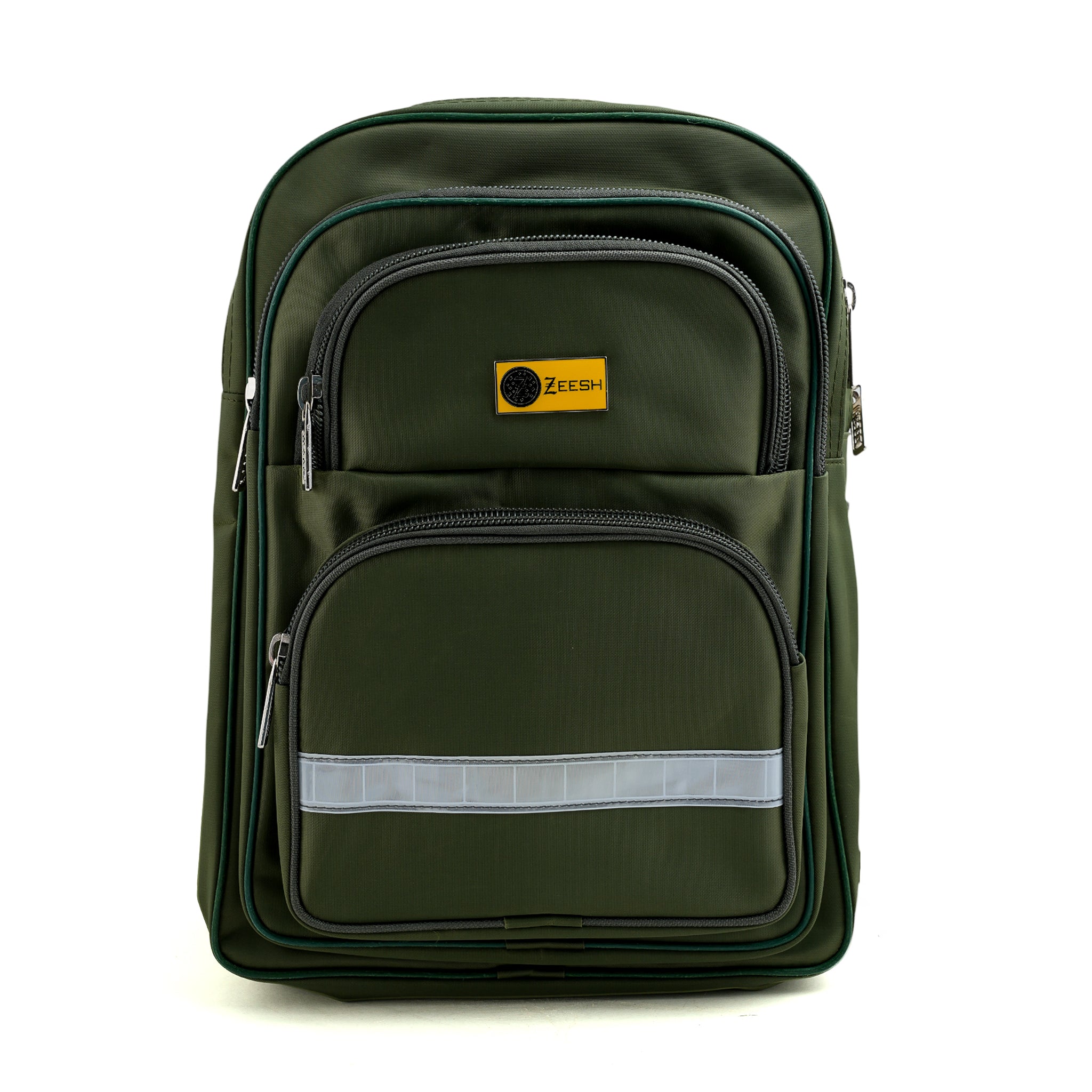 Kids School Backpack 17" Zee-216 - Green, School Bags, Chase Value, Chase Value