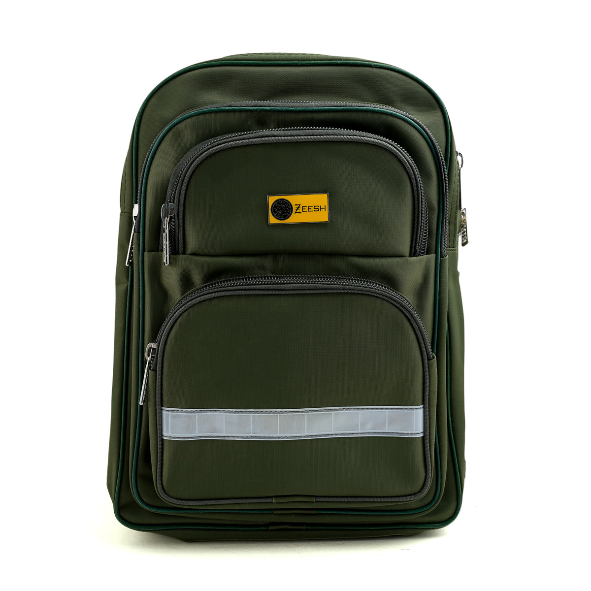 Kids School Backpack 17" Zee-216 - Green, School Bags, Chase Value, Chase Value