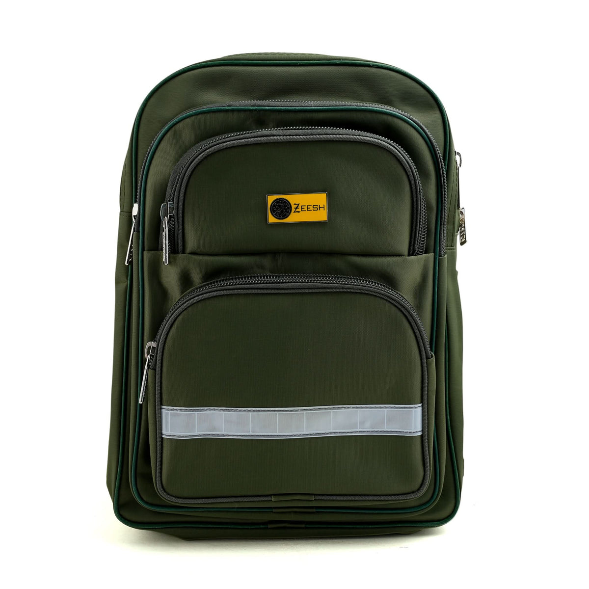 Kids School Backpack 15" Zee-216 - Green, School Bags, Chase Value, Chase Value