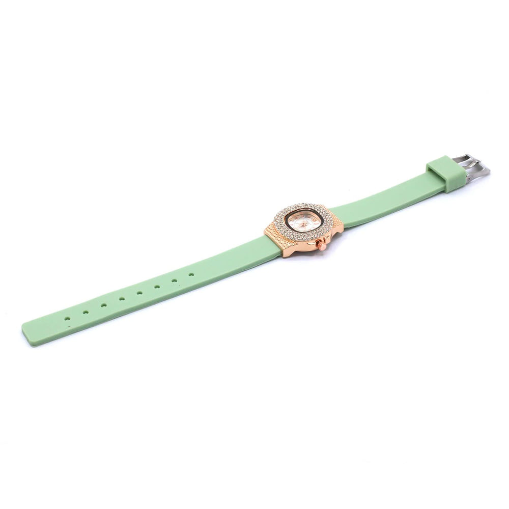 Women's Leather Strap Watches - Green, Women Watches, Chase Value, Chase Value