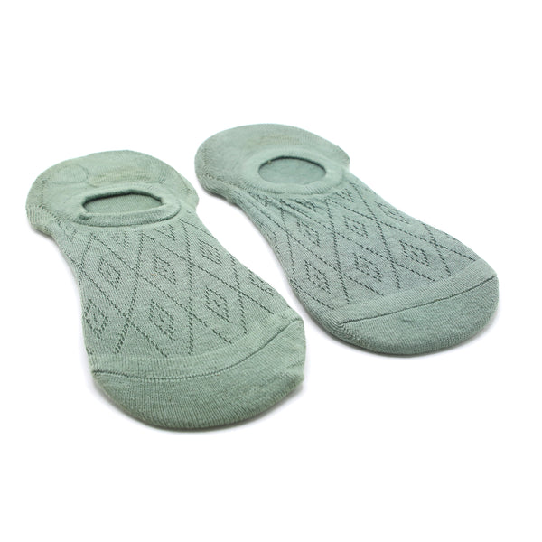 Men's 2Pcs Loafer Socks - Green