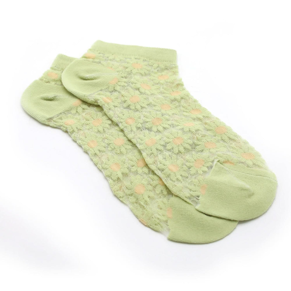 Women's Ankle Socks - Green, Women Socks Stocking & Gloves, Chase Value, Chase Value