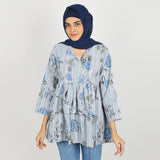 Women's printed Western Top - Grey, Women T-Shirts & Tops, Chase Value, Chase Value