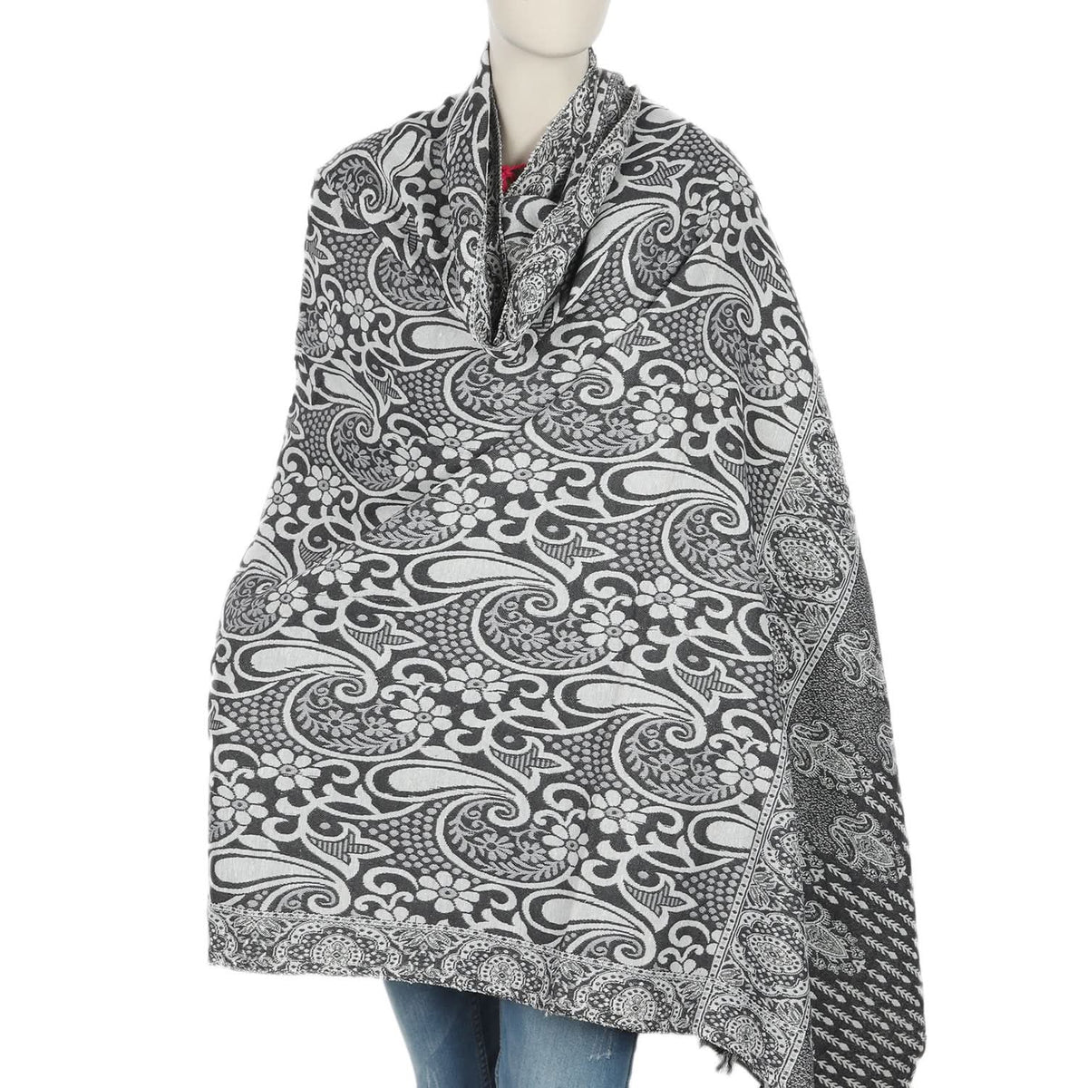 Women's Shawl - Grey, Women Shawls & Scarves, Chase Value, Chase Value