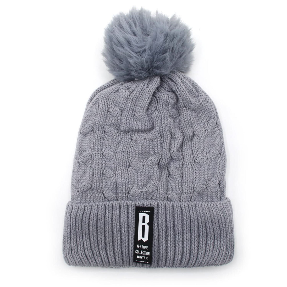 Women's Woolen Cap - Grey, Women Caps & Hats, Chase Value, Chase Value