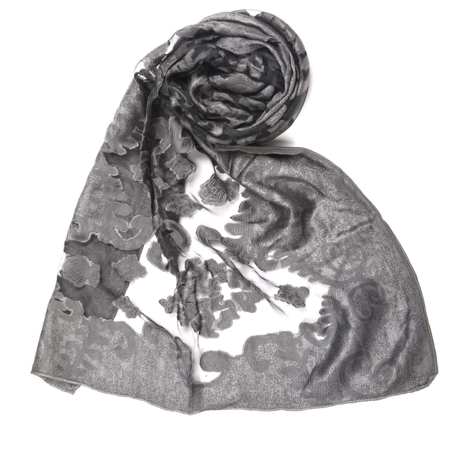 Women's Scarf - Grey, Women Shawls & Scarves, Chase Value, Chase Value
