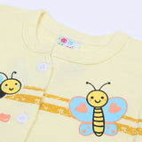 Newborn Girls Half Sleeves Suit - Lemon, Newborn Girls Sets & Suits, Chase Value, Chase Value