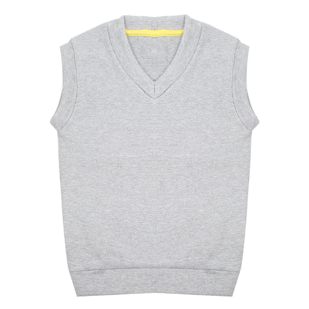 Boys Sleevesless Sweater - Light Grey, Boys Sweaters, Chase Value, Chase Value