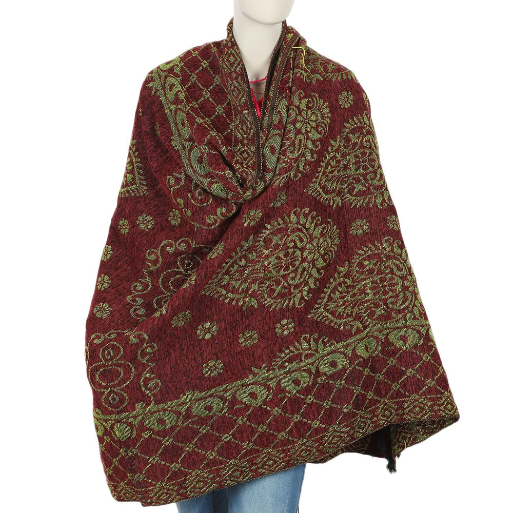 Women's Shawl - Maroon, Women Shawls & Scarves, Chase Value, Chase Value