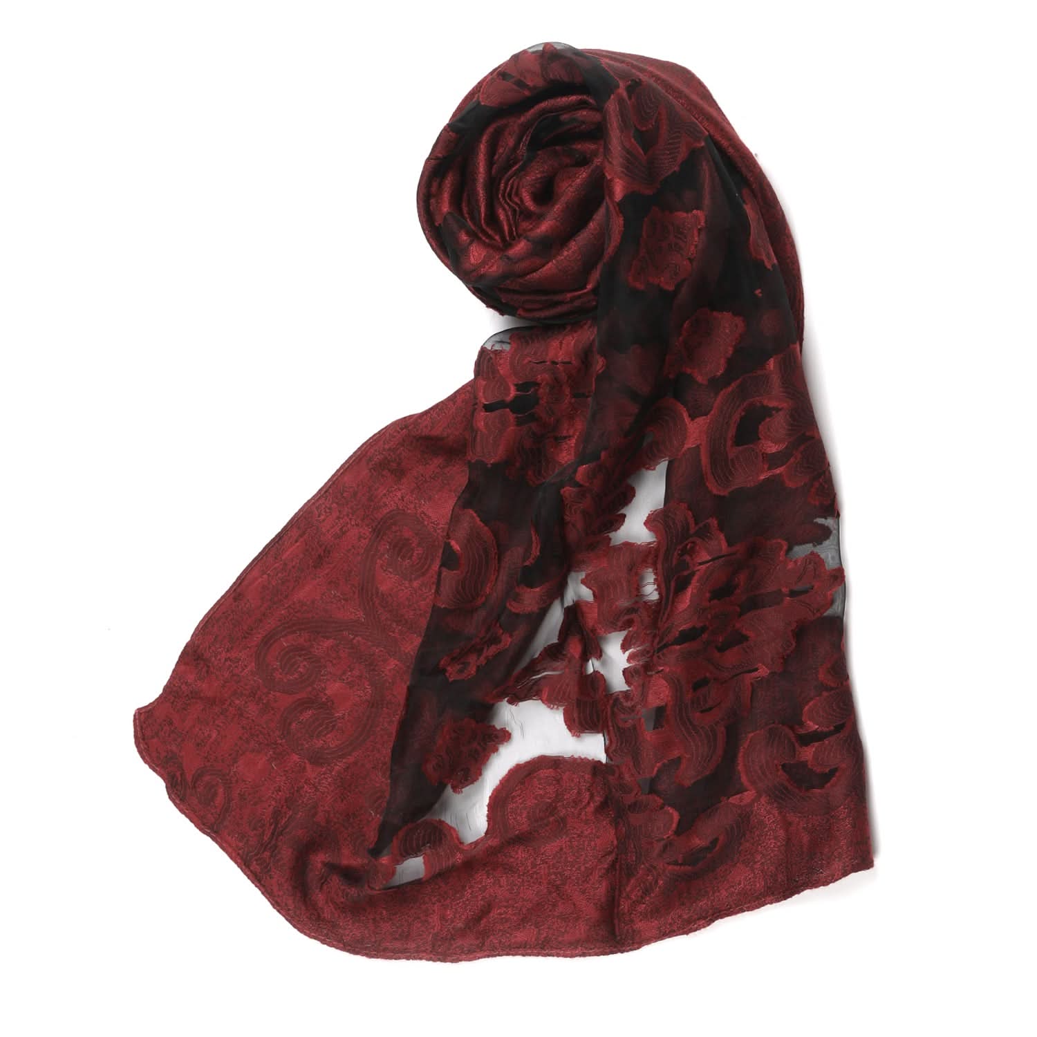 Women's Scarf - Maroon, Women Shawls & Scarves, Chase Value, Chase Value