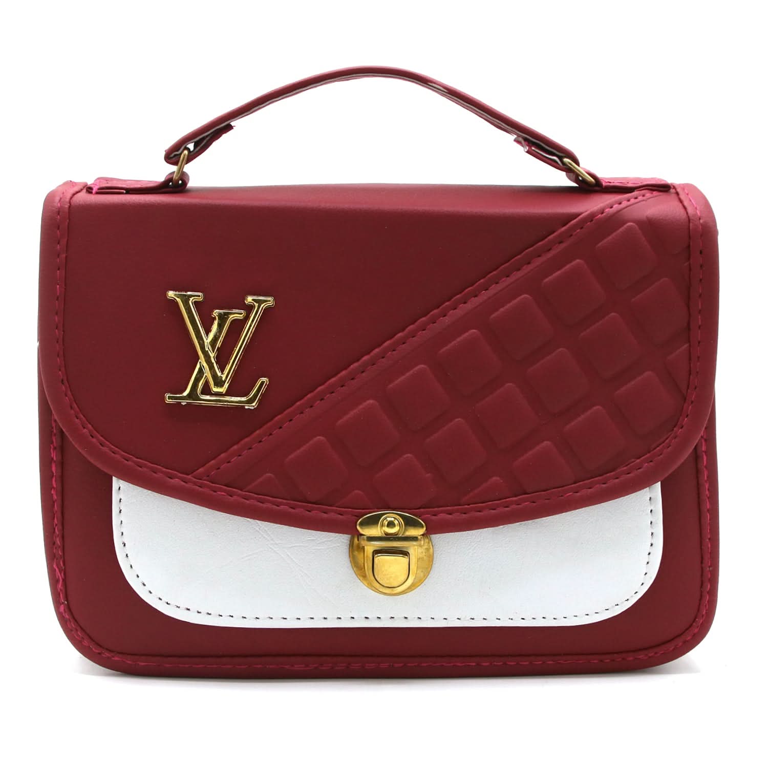 Women's Shoulder Bag - Maroon, Women Bags, Chase Value, Chase Value