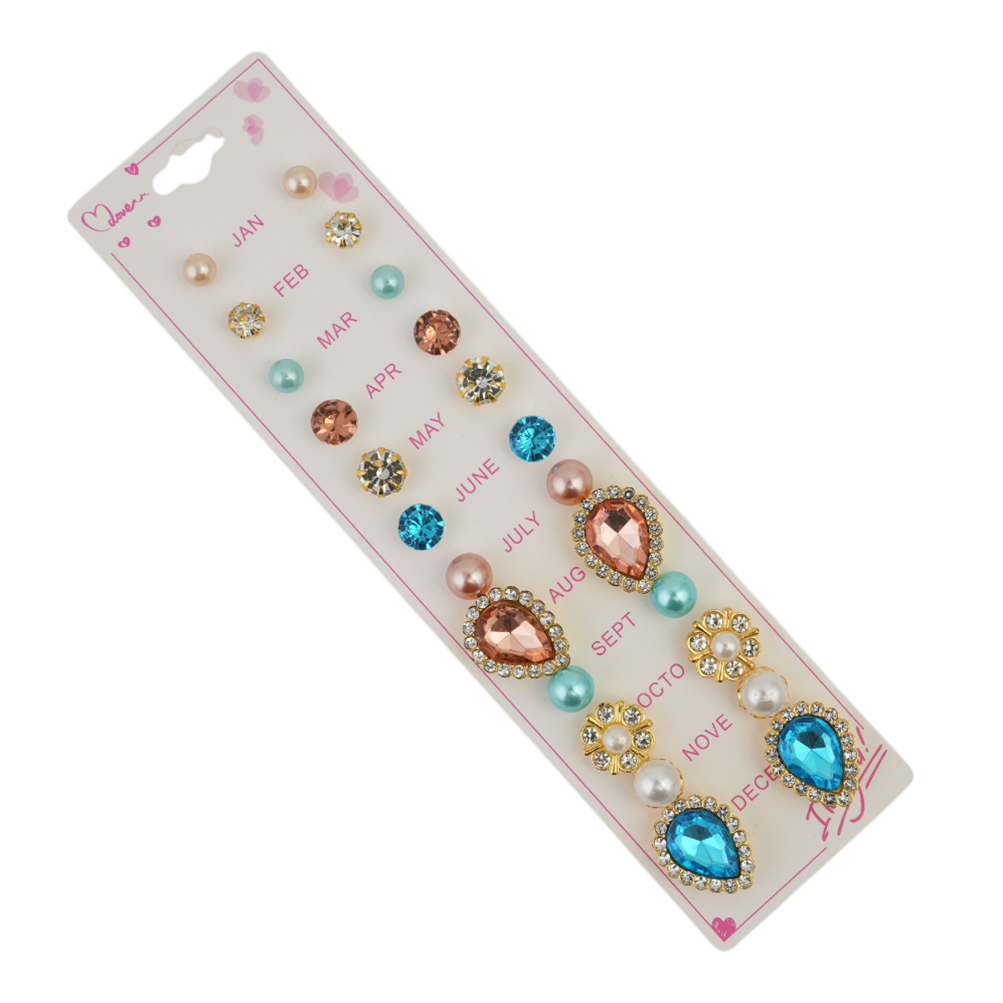 Girls Tops Card pack Of 12, Girls Earrings & Tops, Chase Value, Chase Value