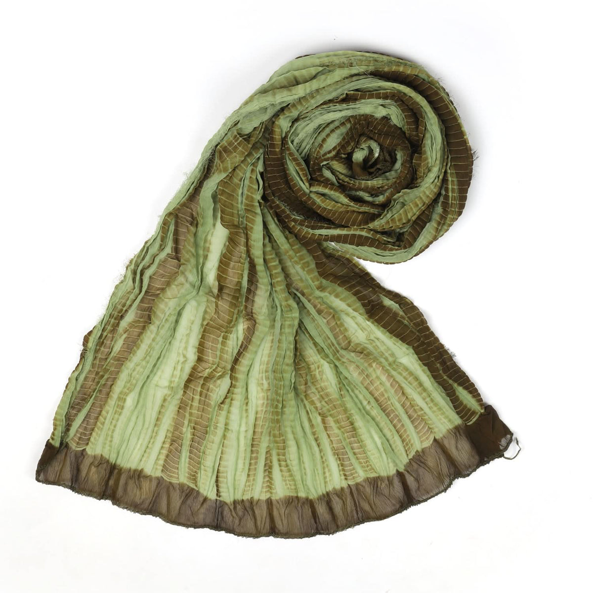 Women's Chiffon Tie & Day Dupatta - Olive, Women Dupatta, Chase Value, Chase Value
