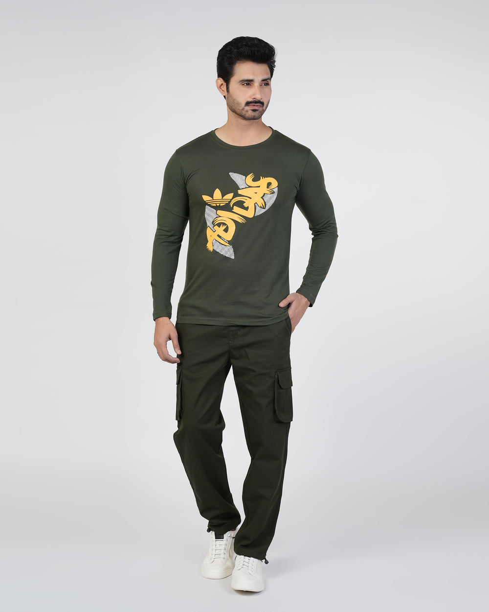 Men’s Printed Full Sleeves T-Shirt, Men's T-Shirts & Polos, Chase Value, Chase Value