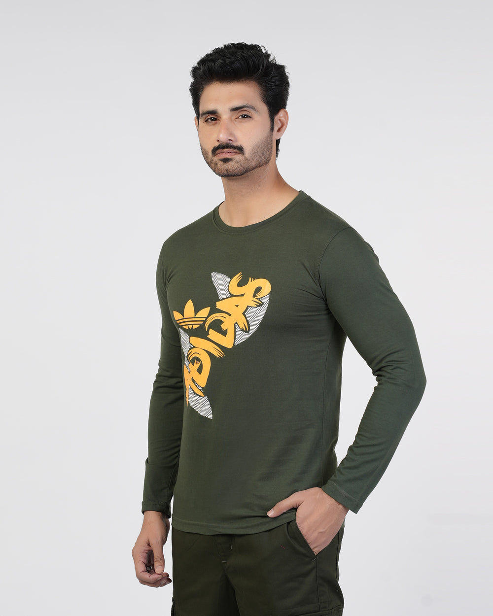 Men’s Printed Full Sleeves T-Shirt, Men's T-Shirts & Polos, Chase Value, Chase Value