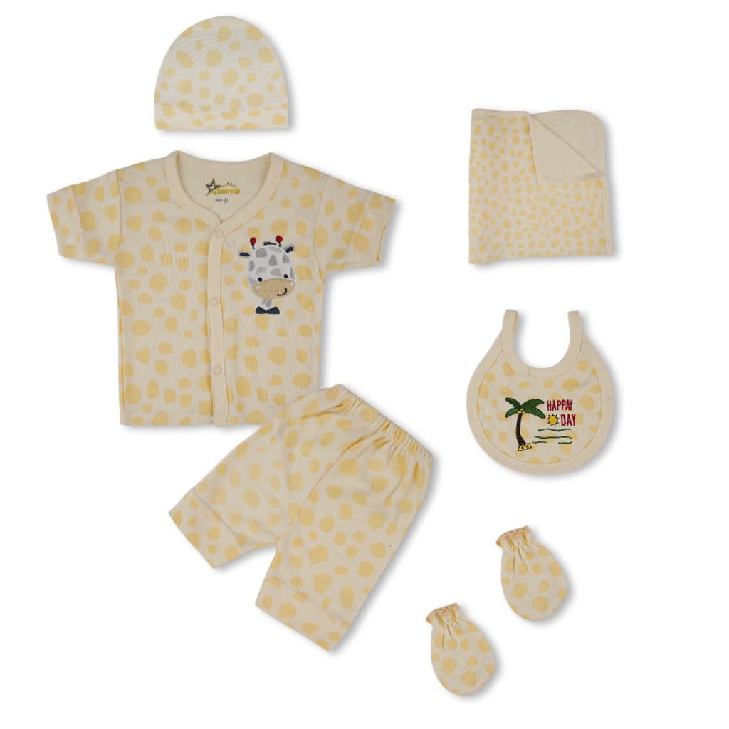 Newborn 6Pcs Gift Set Happy Day, Newborn Gift Set, Chase Value, Chase Value