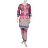 Women's Digital Printed Khaddar 2pcs Suit - Pink, Women Shalwar Suits, Chase Value, Chase Value