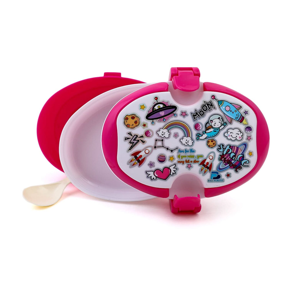Hunter Joy Lunch Box With Spoon, Tiffin Boxes & Bottles, Chase Value, Chase Value