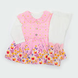 Newborn Girls Full Sleeves Suit - Pink, Newborn Girls Sets & Suits, Chase Value, Chase Value