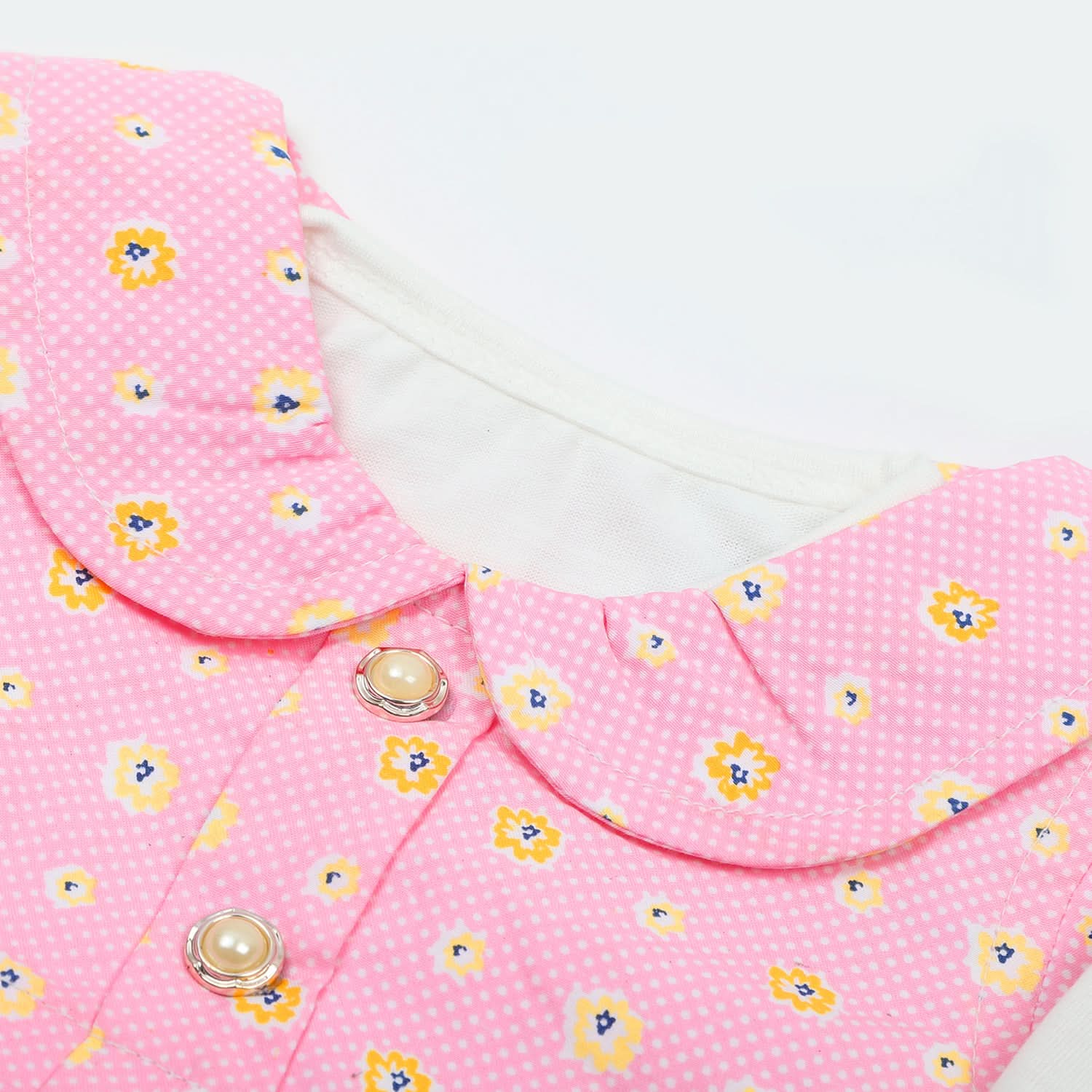 Newborn Girls Full Sleeves Suit - Pink, Newborn Girls Sets & Suits, Chase Value, Chase Value